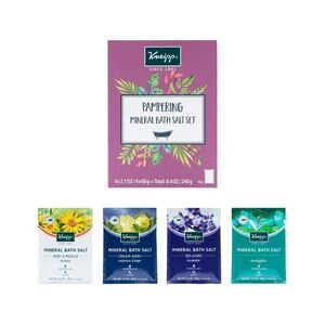 Mineral Bath Salt Set With Lavender, Arnica & Eucalyptus - 4 Pack (2.1 Oz)